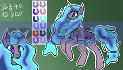 Size: 1361x778 | Tagged: safe, artist:brybrychan, oc, oc only, pony, unicorn, bust, duo, female, horn, mare, rearing, unicorn oc, watermark