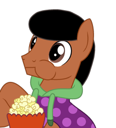 Size: 1000x1100 | Tagged: safe, artist:mlptmntfan2000, oc, oc only, pegasus, pony, eating, food, herbivore, male, pegasus oc, popcorn, simple background, solo, stallion, transparent background