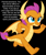 Size: 1280x1531 | Tagged: safe, artist:cloudy glow, edit, smolder, dragon, derpibooru, g4, black background, dragoness, female, fist, meta, planned downtime, running, simple background, solo, text edit