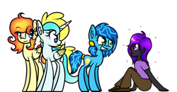 Size: 1024x534 | Tagged: safe, artist:princessfaeron, oc, oc only, oc:fire spin, oc:power cell, oc:wish maker, human, equestria girls, g4, female, mare, simple background, transparent background