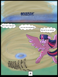 Size: 7500x10000 | Tagged: safe, artist:chedx, twilight sparkle, alicorn, hedgehog, pony, comic:learning with pibby glitch battles, g4, comic, commission, multiverse, sonic the hedgehog, sonic the hedgehog (series), twilight sparkle (alicorn)