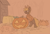 Size: 2846x1920 | Tagged: safe, artist:2k.bugbytes, oc, oc only, oc:acres, earth pony, pony, clothes, cowboy hat, earth pony oc, halloween, hat, hay bale, holiday, jack-o-lantern, leaf pile, male, open mouth, open smile, pumpkin, smiling, solo, stallion, stetson, sweater