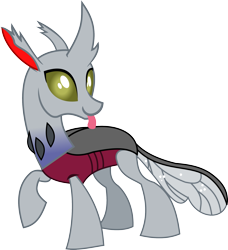 Size: 2091x2288 | Tagged: safe, artist:mariofan345, oc, oc only, oc:dot matrix, changedling, changeling, :p, buggo, changeling oc, cute, high res, silly changeling, simple background, solo, tongue out, transparent background