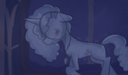 Size: 1234x726 | Tagged: safe, anonymous artist, misty brightdawn, pony, unicorn, series:misty pov, g5, abuse, concave belly, crying, female, jewelry, mare, medallion, misty can't catch a break, misty deserves better, mistybuse, necklace, ribs, skinny, tears of pain, thin