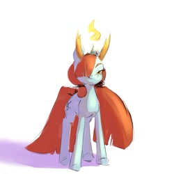 Size: 765x765 | Tagged: safe, artist:haku nichiya, pony, hekapoo, simple background, sketch, solo, star vs the forces of evil, white background