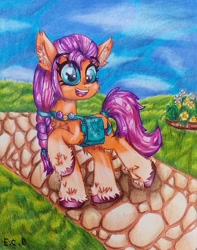 Size: 2701x3436 | Tagged: safe, artist:estrellasombria, sunny starscout, earth pony, pony, g5, female, high res, solo