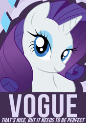 Size: 3297x4675 | Tagged: safe, artist:chingilin, rarity, pony, unicorn, g4, poster, solo