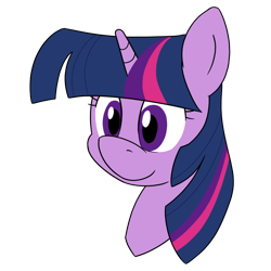 Size: 900x900 | Tagged: safe, artist:unitxxvii, twilight sparkle, pony, g4, bust, female, simple background, solo, transparent background