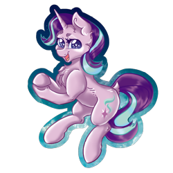 Size: 2000x2000 | Tagged: safe, artist:dankpegasista, derpibooru exclusive, starlight glimmer, pony, unicorn, g4, blue background, chest fluff, clapping, cute, ear fluff, eyelashes, female, floating, flowing mane, glimmerbetes, high res, highlights, looking at you, meme, open mouth, outline, png, purple eyes, purple fur, purple hair, raised hoof, reformed starlight, shading, shiny mane, simple background, simple shading, smiling, smiling at you, smug smile, solo, spread wings, transparent background, upright