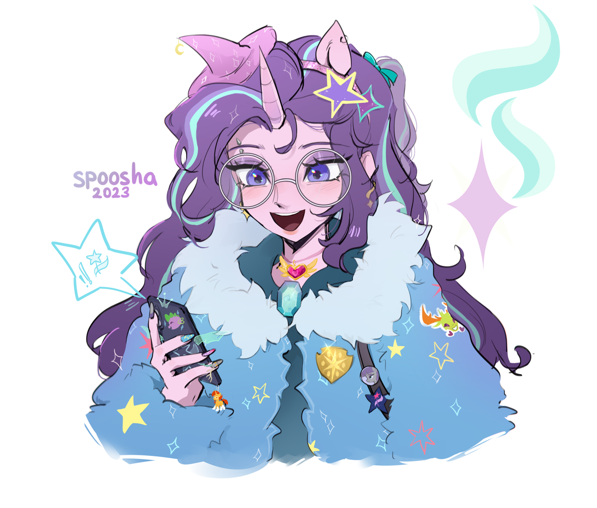 [amulet,blushing,bow,changeling,child,clothes,crown,cute,cutie mark,detailed,dialogue,diamond,discord,earring,equestria girls,fur,gem,glasses,goggles,hat,heart,heart eyes,horn,horned humanization,human,humanized,implied spike,implied trixie,jacket,jewelry,message,nails,open mouth,outfit,outfits,pendant,piercing,ponytail,queen chrysalis,redesign,reflection,reflections,safe,schoolgirl,simple background,spike,spoiler:comic,stars,sunburst,trixie,twilight sparkle,unicorn,white background,wingding eyes,wings,regalia,implied lesbian,hoop,ear piercing,maud pie,cutie mark on clothes,implied twilight sparkle,implied discord,starlight glimmer,smiling,implied maud pie,offscreen character,thorax,implied thorax,offscreen human,celestial advice,spoiler:eqg specials,mirror magic,implied queen chrysalis,hooped earrings,artist:spoosha]