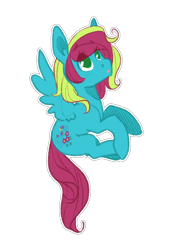 Size: 1254x1764 | Tagged: safe, artist:sinclair2013, thistle whistle, pegasus, pony, g3, female, mare, simple background, solo, transparent background
