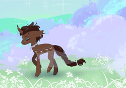 Size: 1280x902 | Tagged: safe, artist:sinclair2013, oc, oc only, oc:ggum nara, pony, unicorn, solo