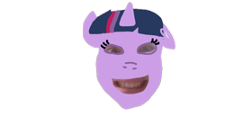 Size: 666x375 | Tagged: safe, twilight sparkle, human, unicorn, g4, 1000 hours in ms paint, creepy, female, irl, irl human, mare, nightmare fuel, photo, quality, simple background, solo, transparent background, wat, wtf