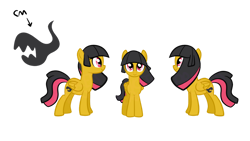 Size: 1024x576 | Tagged: safe, artist:princessfaeron, oc, oc only, oc:ku, pegasus, pony, female, mare, simple background, solo, transparent background