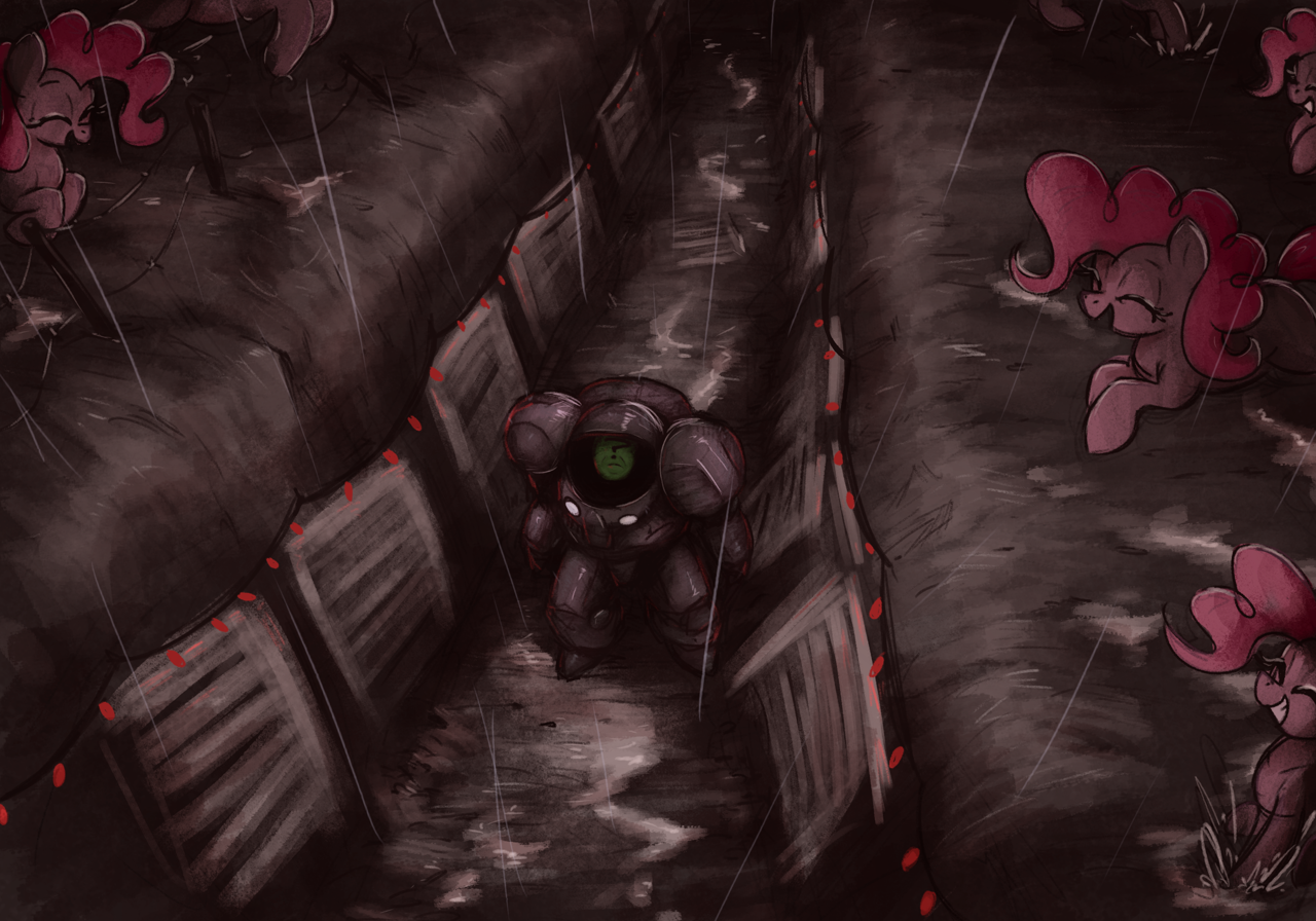 3074080 safe, artist t72b, pinkie pie, oc, oc anon, earth pony