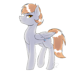 Size: 2472x2472 | Tagged: safe, artist:sweet pencil, oc, oc only, oc:anemoia, pegasus, pony, female, high res, simple background, solo, teenager, transparent background