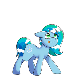 Size: 2548x2512 | Tagged: safe, artist:sweet pencil, oc, oc only, oc:aqua, earth pony, pony, female, filly, foal, high res, simple background, solo, transparent background