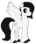 Size: 1307x1590 | Tagged: safe, artist:dyonys, oc, oc only, oc:motionless white, pegasus, pony, chris cerulli, ear piercing, eyeshadow, hoof polish, makeup, male, motionless in white, pegasus oc, piercing, simple background, solo, stallion, transparent background