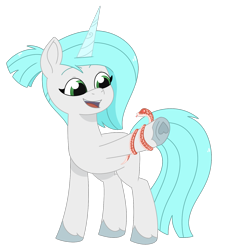 Size: 1393x1545 | Tagged: safe, artist:dyonys, oc, oc only, oc:sophia green, pony, snake, unicorn, g5, female, hoof heart, horn, mare, raised hoof, simple background, transparent background, underhoof, unicorn oc, unshorn fetlocks