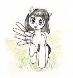 Size: 3181x3396 | Tagged: safe, artist:otherunicorn, oc, oc only, oc:demi, pegasus, pony, unicorn, fallout equestria, high res, solo