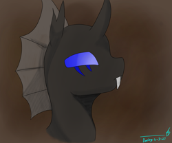 Size: 2400x2000 | Tagged: safe, artist:daringspeed, oc, oc:light speed, changeling, bust, changeling oc, high res, portrait, stripes