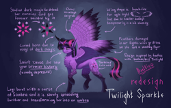 Size: 7000x4436 | Tagged: safe, artist:bultico, twilight sparkle, alicorn, pony, g4, corrupted, dark magic, female, magic, solo, twilight sparkle (alicorn)