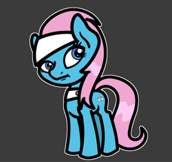 Size: 2048x1926 | Tagged: safe, artist:ewoudcponies, lotus blossom, earth pony, pony, g4, female, gray background, simple background, solo, spa pony