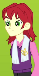 Size: 160x313 | Tagged: safe, screencap, nolan north, human, equestria girls, g4, my little pony equestria girls, clothes, cropped, male, scarf, solo