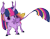 Size: 1204x941 | Tagged: safe, artist:gossamer385, twilight sparkle, alicorn, pony, g4, chibi, chin fluff, cloven hooves, curved horn, ear fluff, female, fluffy, horn, leonine tail, looking at you, simple background, smiling, solo, transparent background, twilight sparkle (alicorn), unshorn fetlocks