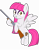 Size: 6200x8000 | Tagged: safe, artist:severity-gray, derpibooru exclusive, oc, oc only, oc:storm cloud, pegasus, pony, absurd resolution, eyeshadow, female, flying, grin, gun, hime cut, looking at you, makeup, mare, pegasus oc, project zomboid, shotgun, smiling, smiling at you, solo, spread wings, weapon, wings