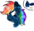 Size: 2048x1846 | Tagged: safe, artist:taeko, derpibooru exclusive, rainbow dash, pegasus, pony, g4, 2023, bust, chest fluff, female, folded wings, looking back, mare, redesign, simple background, sketch, smiling, solo, spread wings, white background, wings