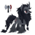 Size: 1920x1917 | Tagged: safe, artist:kabuvee, oc, oc only, pony, unicorn, male, scar, simple background, solo, stallion, transparent background, unshorn fetlocks