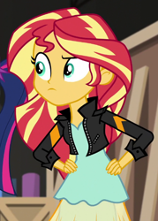 Size: 430x599 | Tagged: safe, screencap, sci-twi, sunset shimmer, twilight sparkle, human, equestria girls, equestria girls specials, g4, my little pony equestria girls: movie magic, cropped