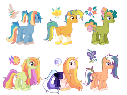 Size: 1600x1189 | Tagged: safe, artist:kabuvee, oc, oc only, earth pony, pegasus, pony, unicorn, male, simple background, stallion, transparent background