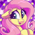 Size: 3000x3000 | Tagged: safe, artist:graphene, fluttershy, pegasus, pony, g4, avatar, cute, female, high res, mare, profile picture, shyabetes, signature, solo