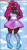 Size: 702x1293 | Tagged: safe, artist:twimoon, pinkie pie, human, equestria girls, g4, dark skin, humanized, solo