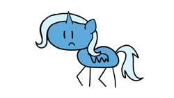 Size: 2124x1200 | Tagged: safe, artist:mystery shore, idw, trixie, alicorn, pony, g4, reflections, spoiler:comic, alicornified, female, in a nutshell, in a nutshell but mirror version, mare, mirror universe, princess of humility, race swap, simple background, solo, stick pony, transparent background, trixiecorn