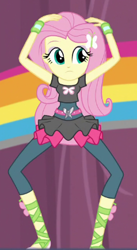 Size: 238x433 | Tagged: safe, screencap, fluttershy, human, equestria girls, equestria girls specials, g4, my little pony equestria girls: dance magic, cropped, solo