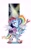 Size: 1362x2198 | Tagged: safe, artist:tina1804, rainbow dash, pegasus, pony, g4, bipedal, choker, clothes, ear piercing, guitar, musical instrument, piercing, shoes, simple background, solo, white background