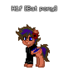 Size: 328x360 | Tagged: safe, oc, oc only, oc:h1f [bat], pony, pony town, simple background, solo, transparent background