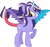 Size: 9099x8604 | Tagged: safe, artist:shootingstarsentry, oc, oc only, oc:havoc sparkle, hybrid, absurd resolution, female, interspecies offspring, offspring, parent:discord, parent:twilight sparkle, parents:discolight, simple background, solo, transparent background