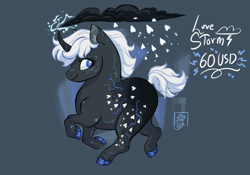 Size: 2388x1668 | Tagged: safe, artist:nightprince-art, oc, oc only, pony, unicorn, adoptable, solo