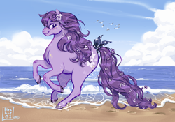 Size: 2388x1668 | Tagged: safe, artist:nightprince-art, blossom, earth pony, pony, g1, solo