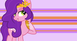 Size: 4096x2160 | Tagged: safe, alternate version, artist:milkyboo898, pipp petals, pegasus, pony, g5, solo, wallpaper