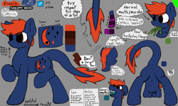 Size: 4000x2400 | Tagged: safe, artist:monycaalot, derpibooru exclusive, oc, oc:fizark catto, monster pony, original species, pony, tatzlpony, butt, fangs, long tail, plot, reference sheet, tail, tentacle tongue, tentacles, tongue out