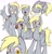 Size: 2600x2700 | Tagged: safe, artist:dogscringe, derpy hooves, pegasus, pony, g4, female, food, high res, letter, mare, mouth hold, muffin, simple background, solo, unstoppable force of derp, white background