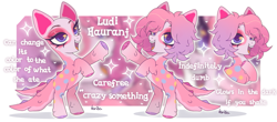 Size: 2307x1016 | Tagged: safe, artist:koribooo, oc, oc only, pony, bald, bust, eyelashes, female, makeup, mare, rearing, smiling