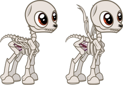 Size: 1518x1053 | Tagged: safe, artist:lightningbolt, derpibooru exclusive, pegasus, pony, skeleton pony, g4, .svg available, bone, folded wings, magic organ, male, nose piercing, pierce the veil, piercing, ponified, show accurate, simple background, skeleton, skull, solo, spread wings, stallion, svg, transparent background, vector, vic fuentes, wings