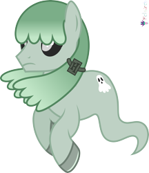 Size: 4000x4623 | Tagged: safe, alternate version, artist:melisareb, part of a set, ghost, ghost pony, pony, undead, .svg available, absurd resolution, alphabet lore, clothes, crossover, floating, glowing, glowing eyes, h, male, ponified, shoes, simple background, solo, species swap, transparent background, vector, windswept mane