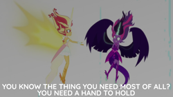 Size: 1920x1080 | Tagged: safe, edit, edited screencap, editor:quoterific, screencap, sunset shimmer, twilight sparkle, equestria girls, g4, my little pony equestria girls: friendship games, daydream shimmer, doctor who, midnight sparkle